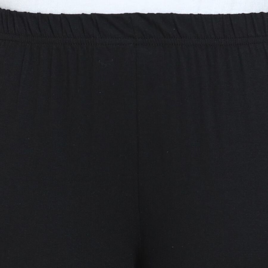 Ladies' Cotton Churidar, Black, large image number null